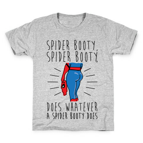 Spider Booty Parody Kids T-Shirt