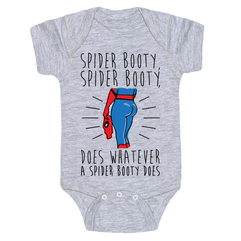 Spider Booty Parody Baby One-Piece