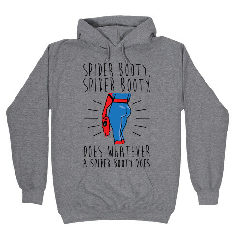 Spider Booty Parody Hooded Sweatshirt