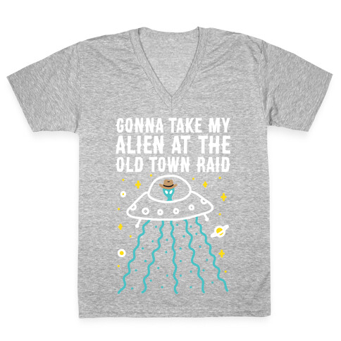 Old Town Raid V-Neck Tee Shirt