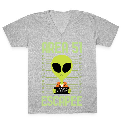 Area 51 Escapee V-Neck Tee Shirt