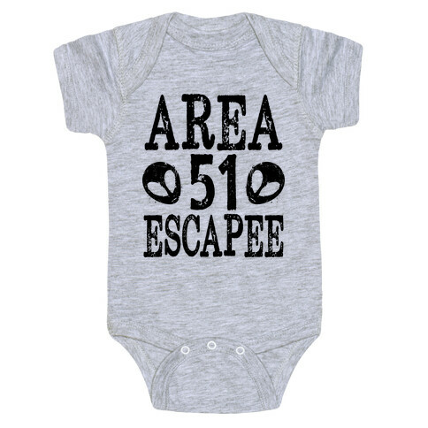 Area 51 Escapee Baby One-Piece