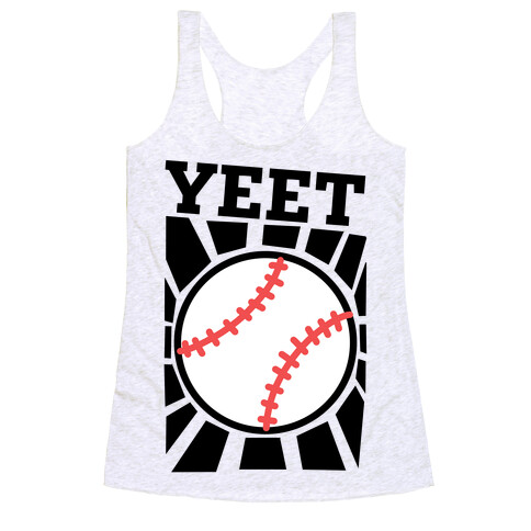 YEET - baseball Racerback Tank Top