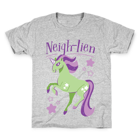 Neigh-lien  Kids T-Shirt