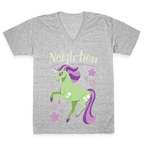 Neigh-lien  V-Neck Tee Shirt