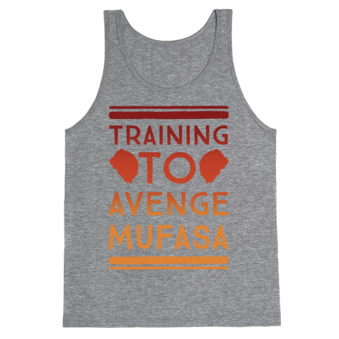 Training To Avenge Mufasa Parody Tank Top