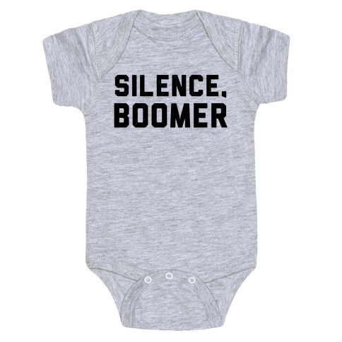 Silence, Boomer Baby One-Piece