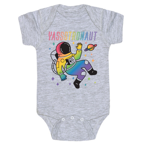 Yassstronaut LGBTQ Astronaut Baby One-Piece