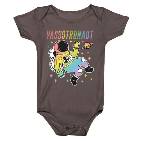 Yassstronaut LGBTQ Astronaut Baby One-Piece