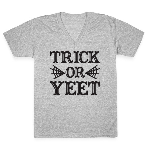 Trick Or YEET V-Neck Tee Shirt