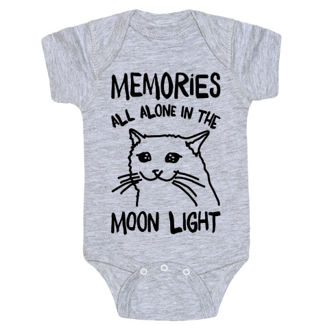Memories All Alone In The Moonlight Parody Baby One-Piece