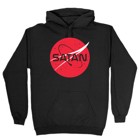Nasa Satan Parody Hooded Sweatshirt