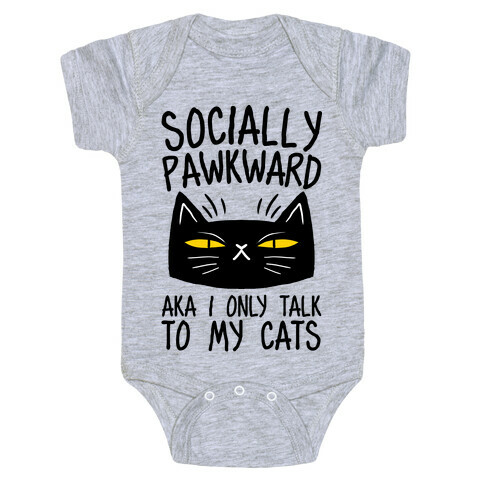 Socially Pawkward Baby One-Piece