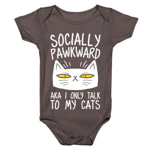 Socially Pawkward Baby One-Piece