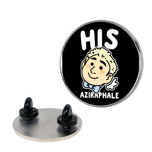 His Aziraphale (1 of 2 Pair) Pin