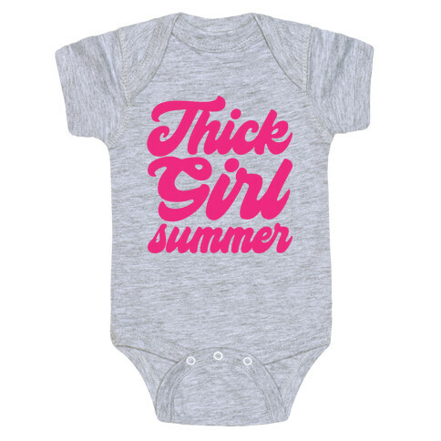 Thick Girl Summer Parody Baby One-Piece
