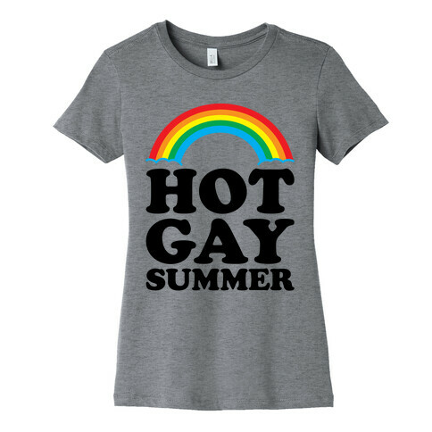 Hot Gay Summer Parody Womens T-Shirt