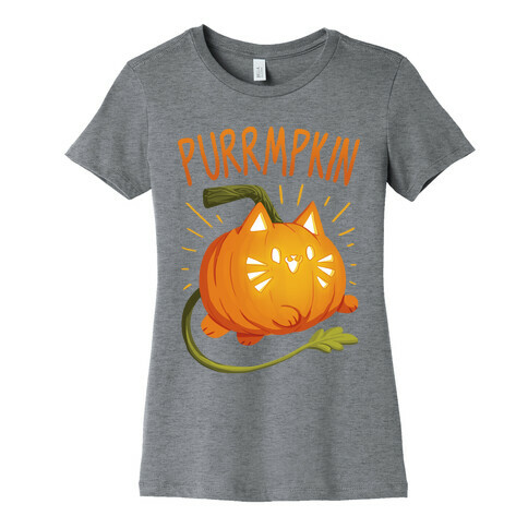 Purrmpkin Womens T-Shirt