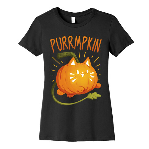 Purrmpkin Womens T-Shirt