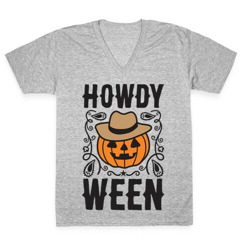 Howdyween V-Neck Tee Shirt