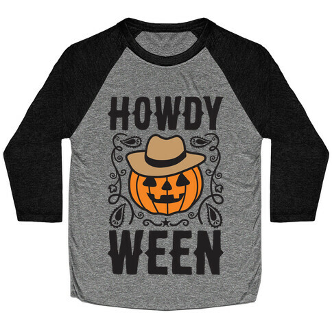 Howdyween Baseball Tee