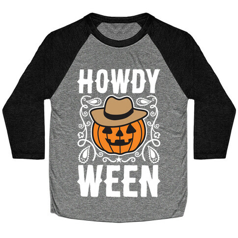 Howdyween Baseball Tee