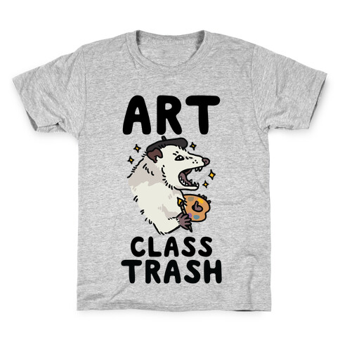 Art Class Trash Opossum Kids T-Shirt