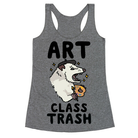 Art Class Trash Opossum Racerback Tank Top