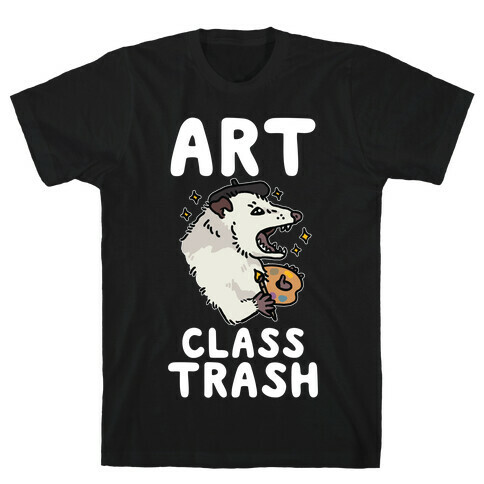 Art Class Trash Opossum T-Shirt