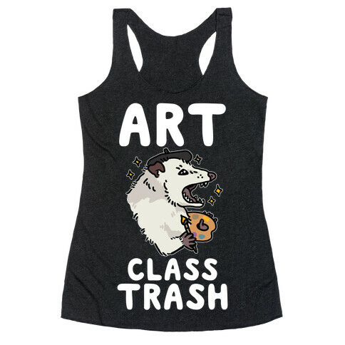 Art Class Trash Opossum Racerback Tank Top