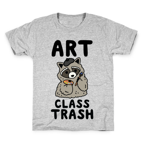 Art Class Trash Raccoon Kids T-Shirt