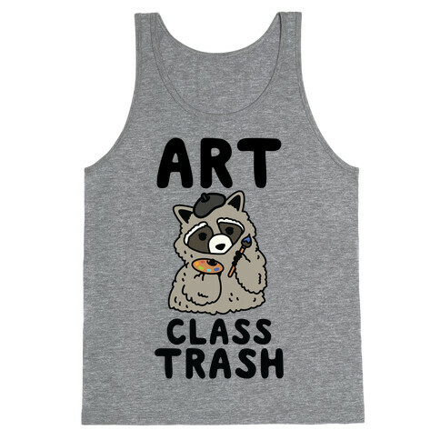 Art Class Trash Raccoon Tank Top