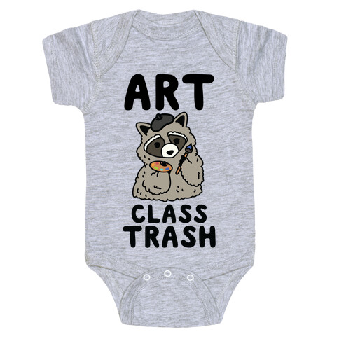 Art Class Trash Raccoon Baby One-Piece