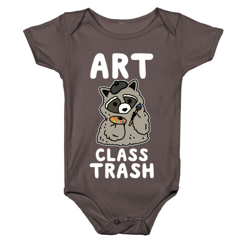 Art Class Trash Raccoon Baby One-Piece