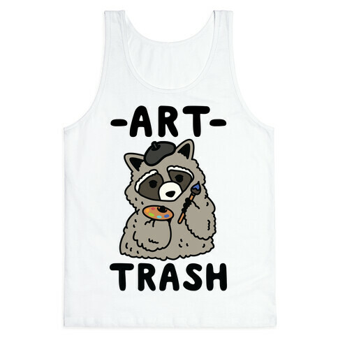 Art Trash Raccoon Tank Top