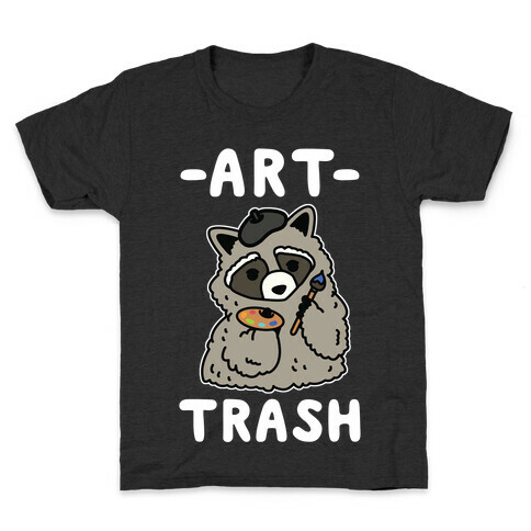 Art Trash Raccoon Kids T-Shirt