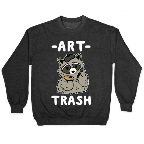 Art Trash Raccoon Pullover