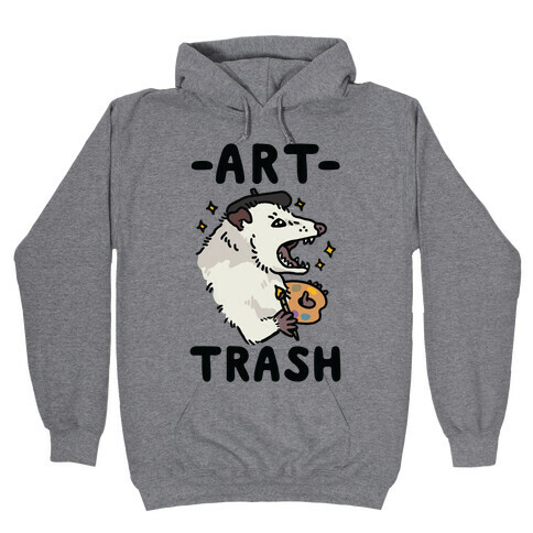 Art Trash Possum Hooded Sweatshirt