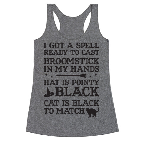 Old Town Witch Racerback Tank Top