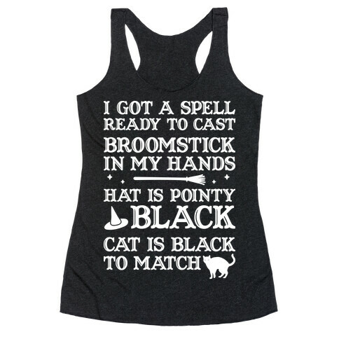 Old Town Witch Racerback Tank Top