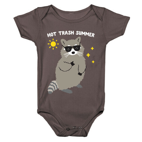 Hot Trash Summer - Raccoon Baby One-Piece