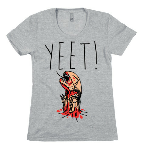 Yeet Alien Parody Womens T-Shirt