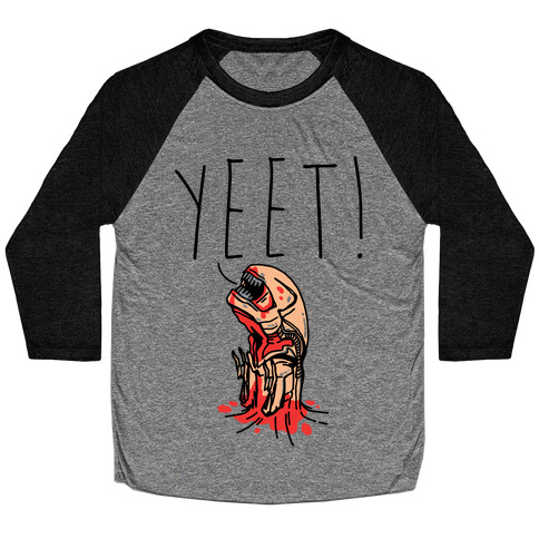 Yeet Alien Parody Baseball Tee