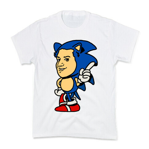 Sonic Ben Schwartz Parody Kids T-Shirt