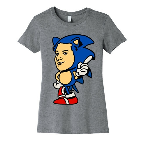Sonic Ben Schwartz Parody Womens T-Shirt