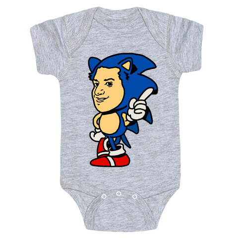 Sonic Ben Schwartz Parody Baby One-Piece