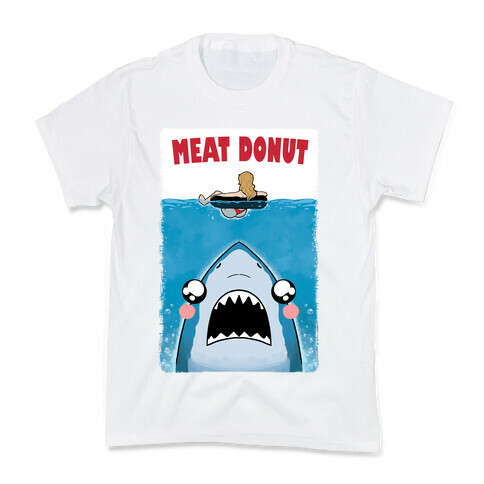 Meat Donut Jaws Parody Kids T-Shirt