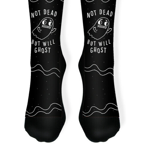 Not Dead But Will Ghost  Sock