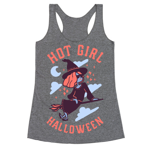 Hot Girl Halloween Racerback Tank Top