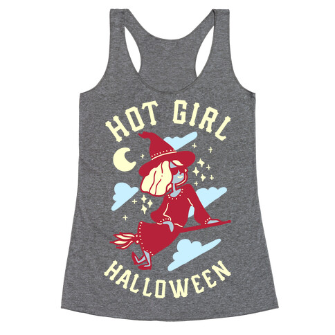 Hot Girl Halloween Racerback Tank Top
